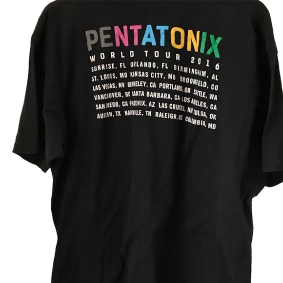 Pentatonix World Tour 2016 Band T Shirt - Picture 3 of 3